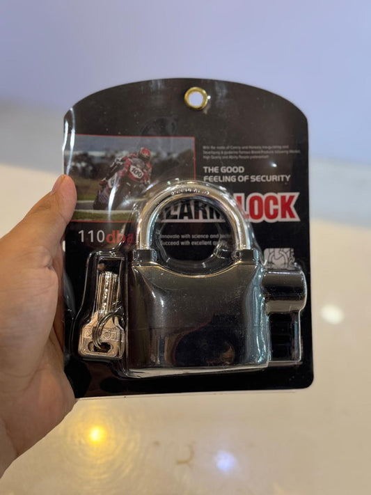 “Anti-Theft Alarm Lock – Security Padlock with Siren”  “Heavy Duty Alarm Lock for Bike, Gate & Door Security”  “Smart Anti-Theft Alarm Padlock – 110dB Siren”  “Waterproof Anti-Theft Alarm Lock for Outdoor Use